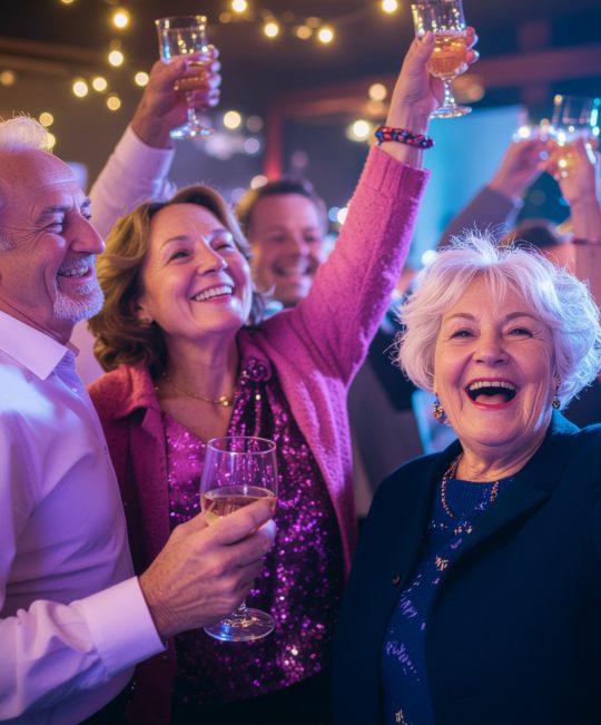 Teesside-Bridge-club- image of a christmas casual, informal party scene with people